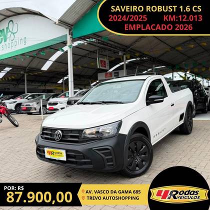 VOLKSWAGEN SAVEIRO 1.6 MSI ROBUST CS 16V FLEX 2P MANUAL VOLKSWAGEN SAVEIRO 1.6 MSI ROBUST CS 16V FLEX 2P MANUAL